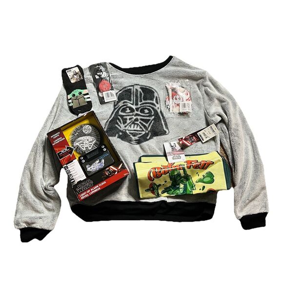 Star Wars Gray and Black Darth Vader Sweatshirt Bundle. - Picture 1 of 15